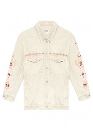 Manona embroidered denim jacket MARANT ÉTOILE | VE0430FAC1H02E23EC